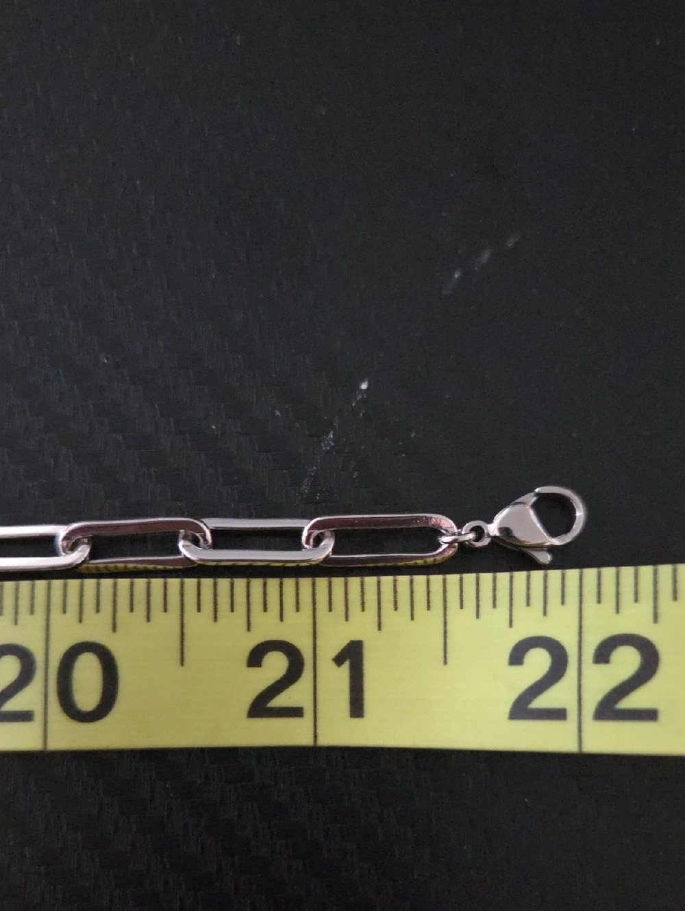 Sterling Silver Paperclip Chain Necklace - Silver - Picture 4 of 5